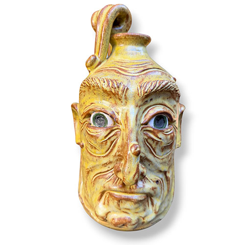 Savannah Craven 11" Yellow Face Jug DP5878